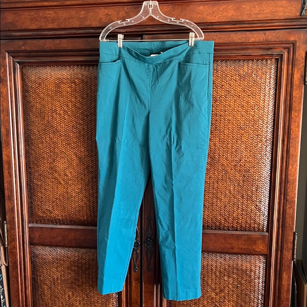 Chico's Teal womens’s stretch pants